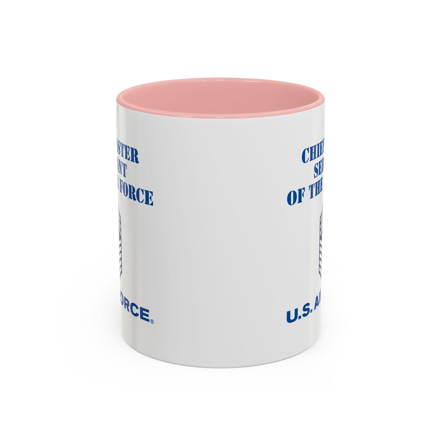 Accent Coffee Mug (11oz & 15oz) - USAF - Chief Master Sergeant of the Air Force (E9d) - US Air Force w Text X 300