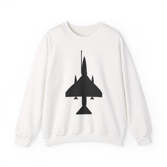 Crewneck Sweatshirt - Aircraft - A-4 SkyHawk - Top - Silhouette X 300