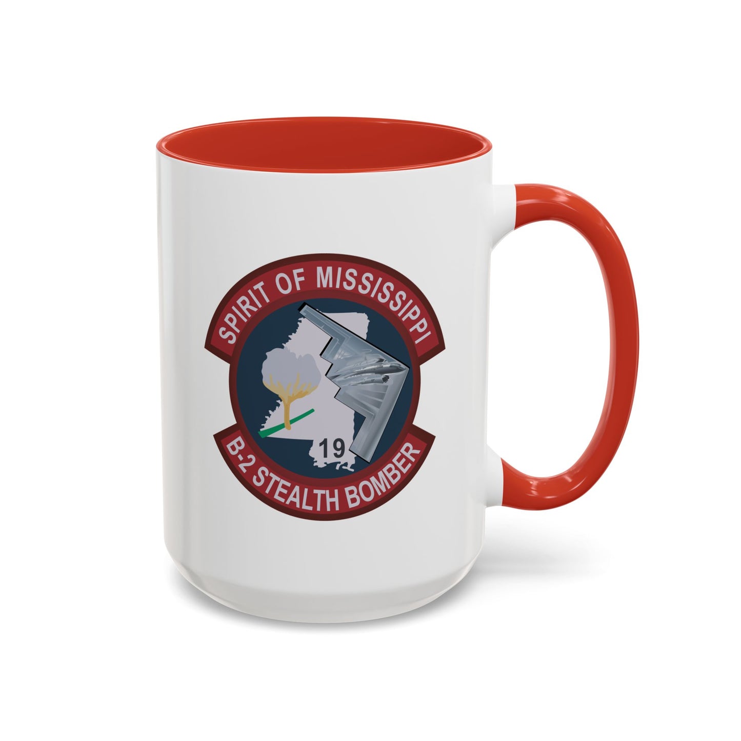 Accent Coffee Mug (11oz & 15oz) - USAF - B2 - Spirit of Mississippi - Stealth Bomber wo txt X 300