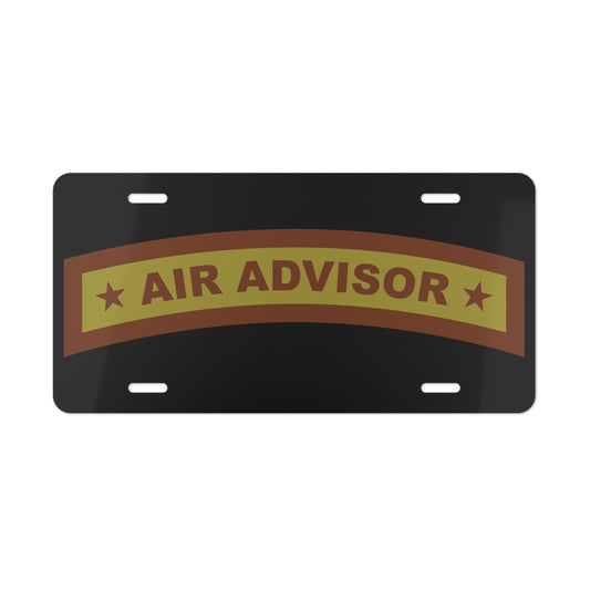License Plate - USAF - Advanced Air Advisor Tab
