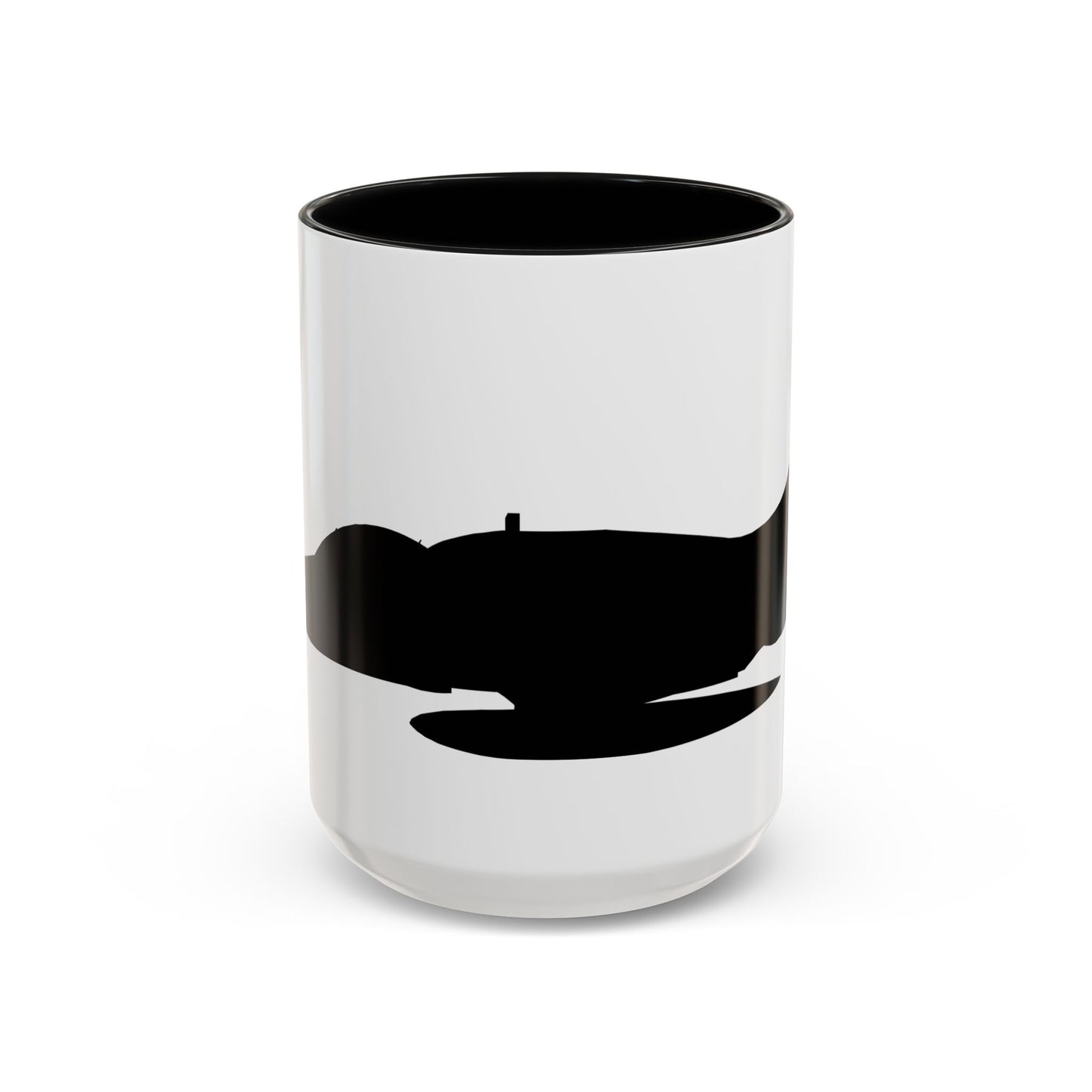 Accent Coffee Mug (11oz & 15oz) - Aircraft - A-4 SkyHawk - Silhouette X 300