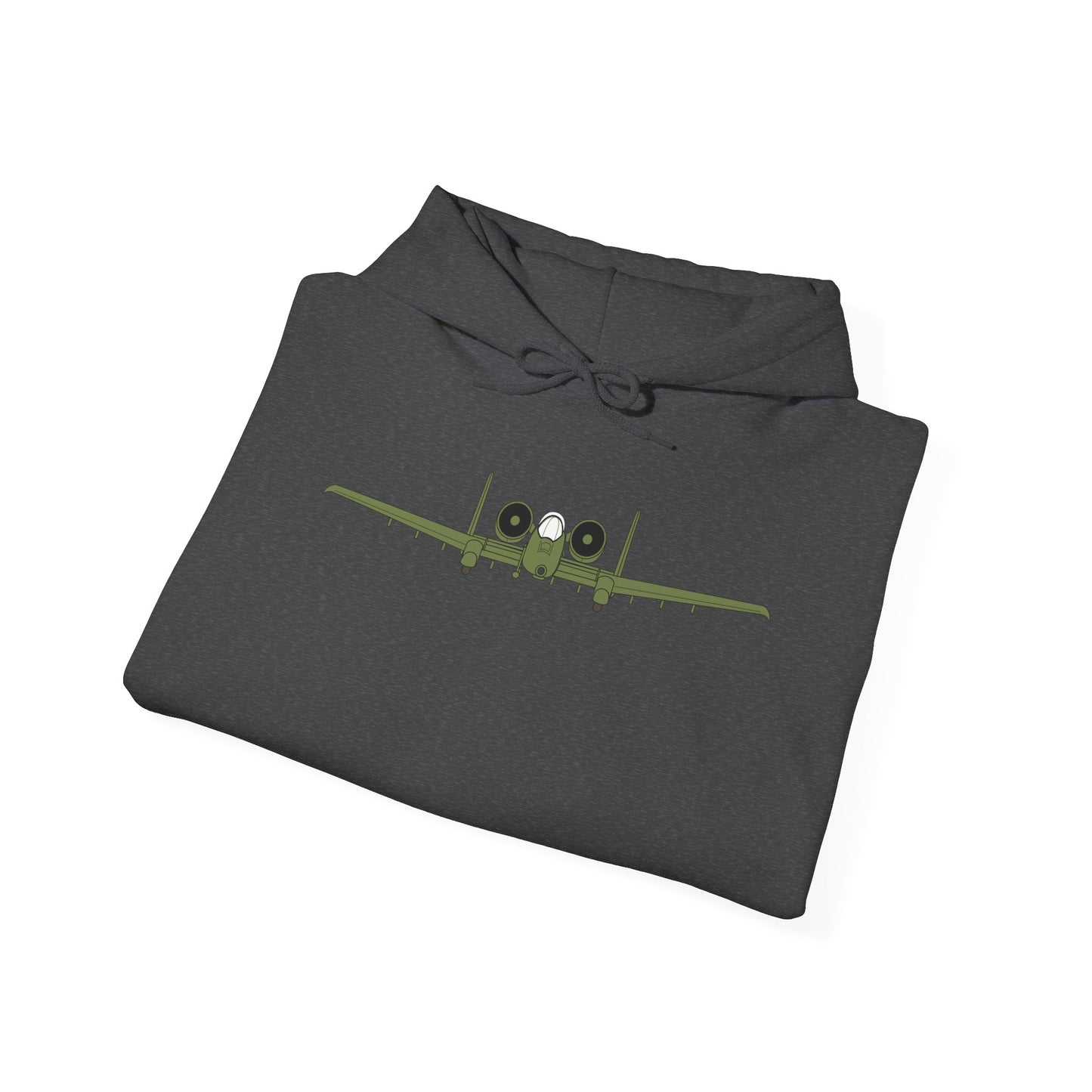 Unisex Heavy Blend Hooded Sweatshirt - Aircraft - USAF - A-10 Thunderbolt II - Front X 300