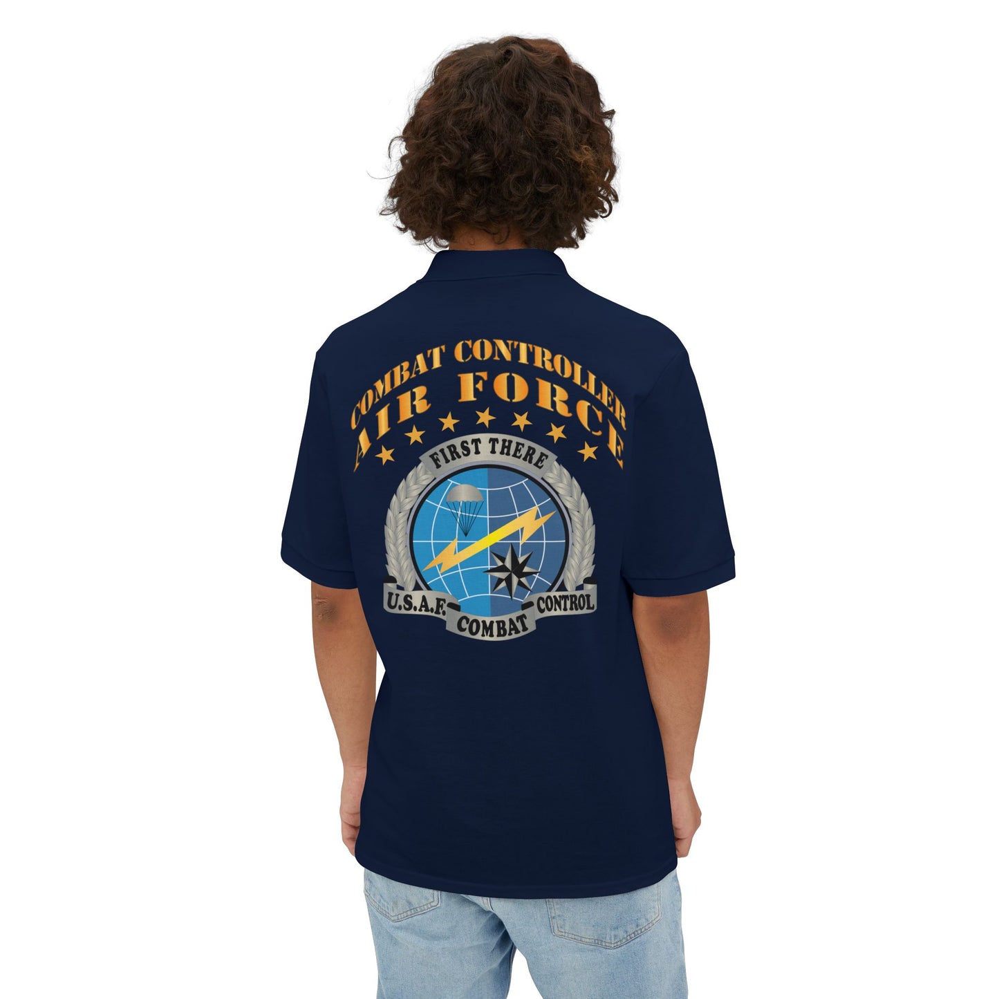 Men's Piqué Polo - USAF - Combat Controller X 300