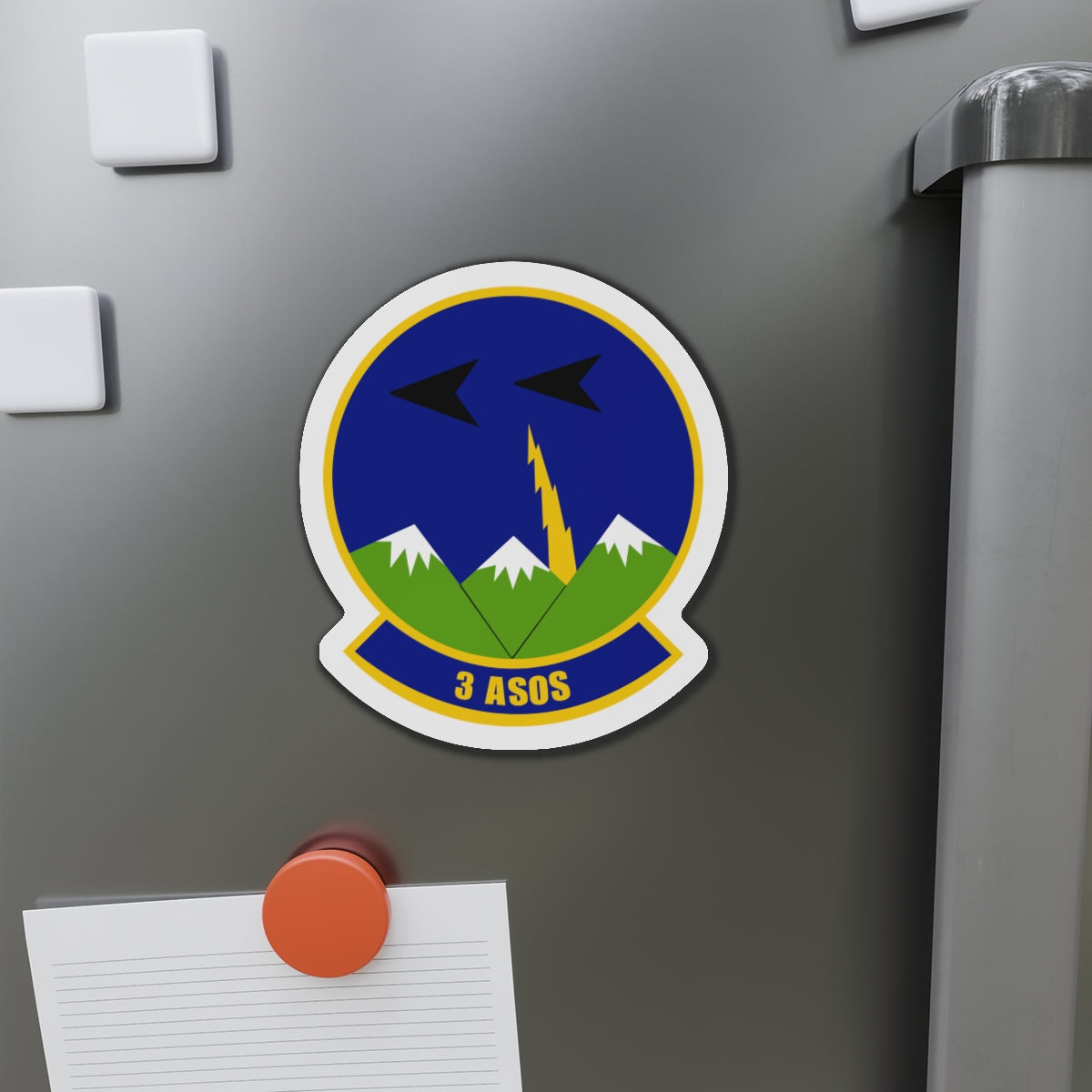 Die-Cut Magnet - USAF - 3rd Air Support Operations Squadron wo txt X 300