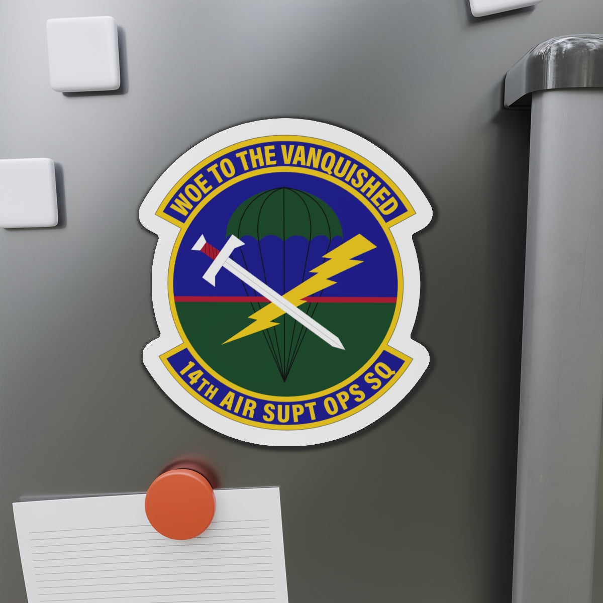Die-Cut Magnet - USAF - 14th Air Support Operations Squadron wo txt