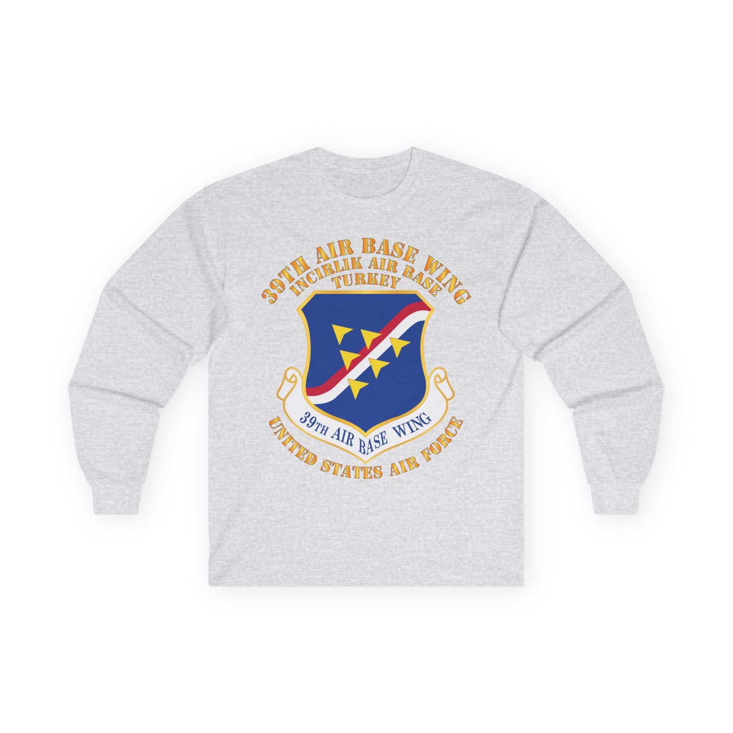 Unisex Ultra Cotton Long Sleeve Tee - USAF - 39th Airbase Wing - 3rd AF - Incirlik Air Base - Turkey