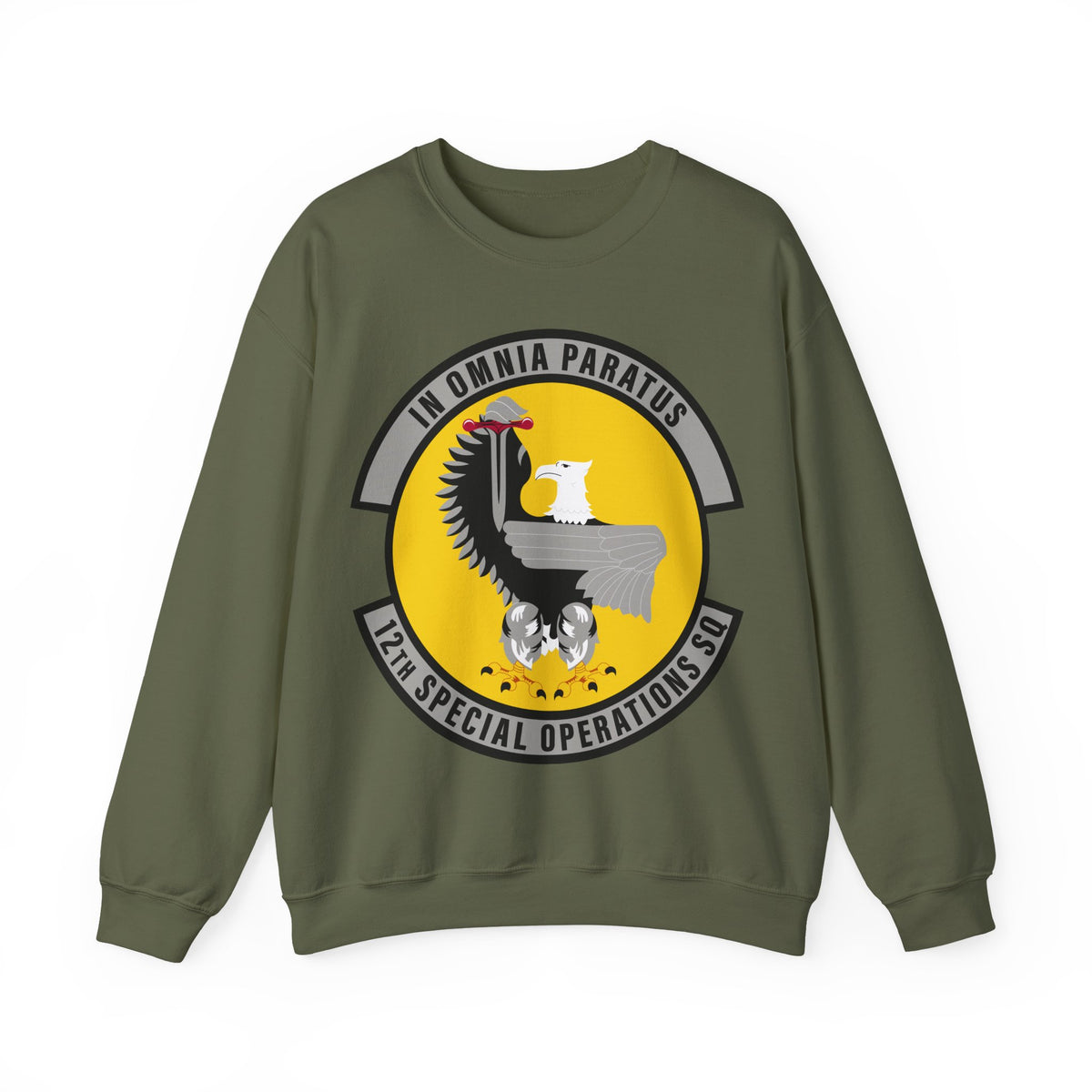Crewneck Sweatshirt - USAF - 12th Special Operations Squadron wo txt