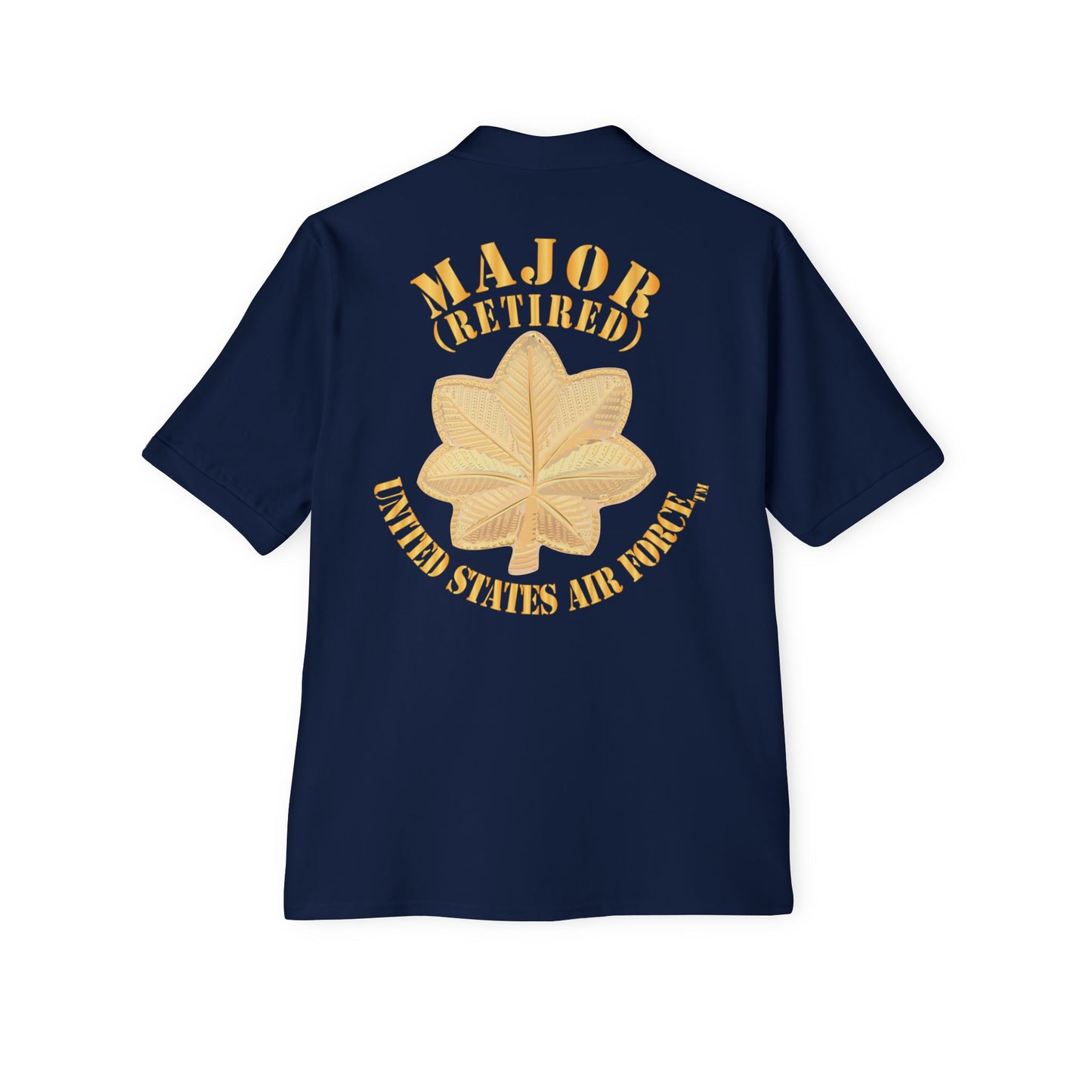 Men's Piqué Polo - USAF - Major - Retired X 300