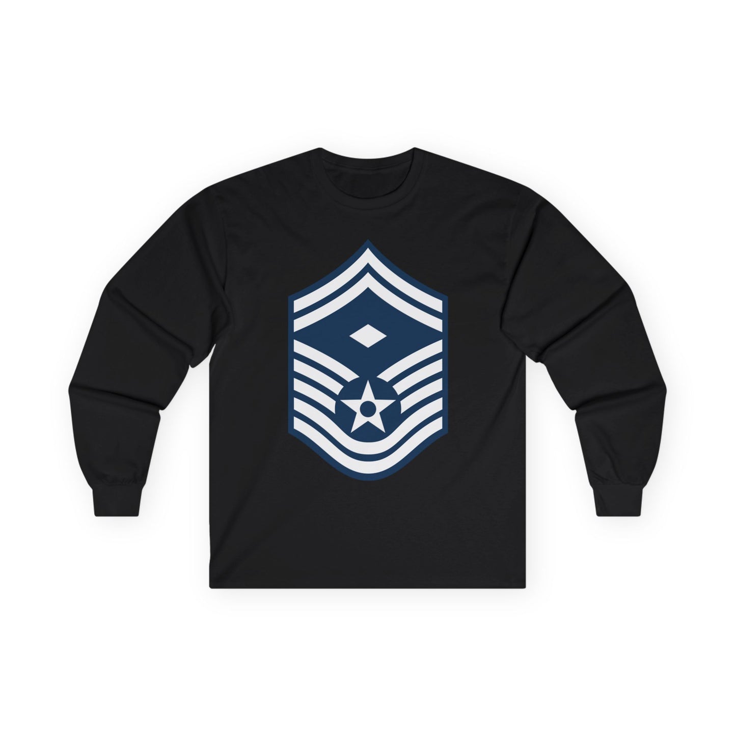 Unisex Ultra Cotton Long Sleeve Tee - USAF - First Sergeant (E8b) - 2020