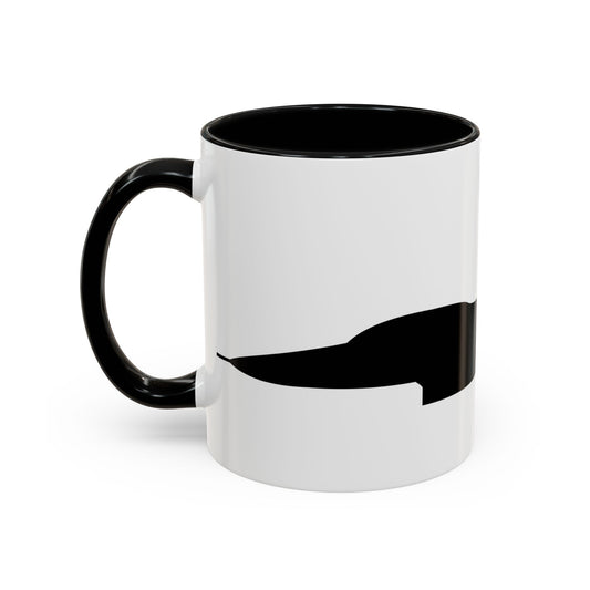 Accent Coffee Mug (11oz & 15oz) - Aircraft - F-16 - Side - Black - wo Txt X 300