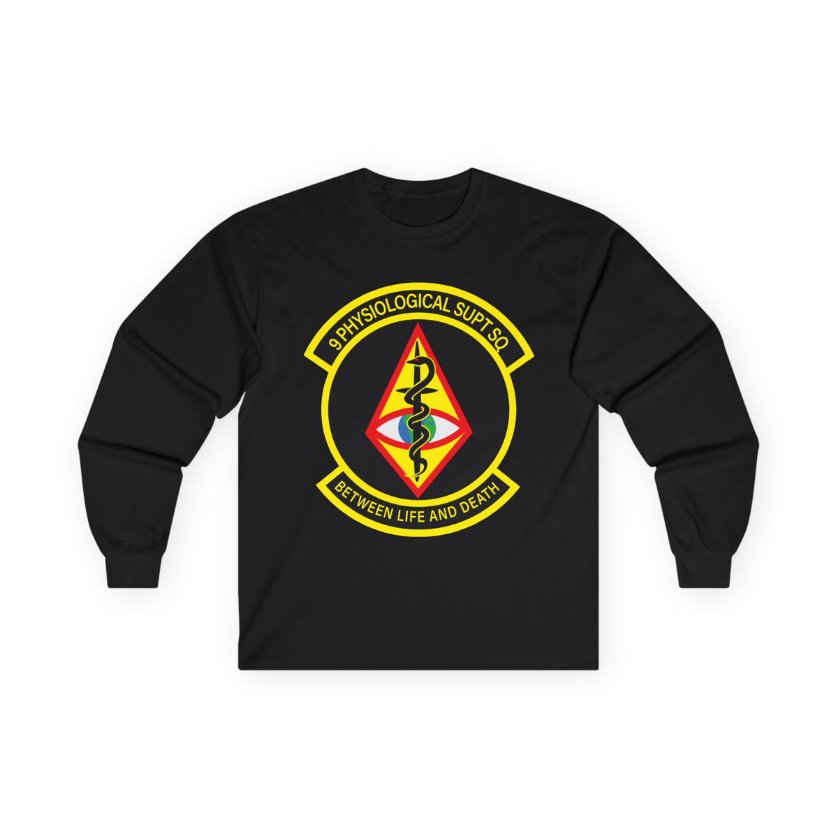 Unisex Ultra Cotton Long Sleeve Tee - USAF - 9th Physiological Support Squadron wo txt X 300