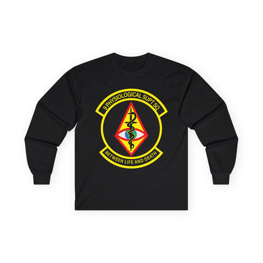 Unisex Ultra Cotton Long Sleeve Tee - USAF - 9th Physiological Support Squadron wo txt X 300
