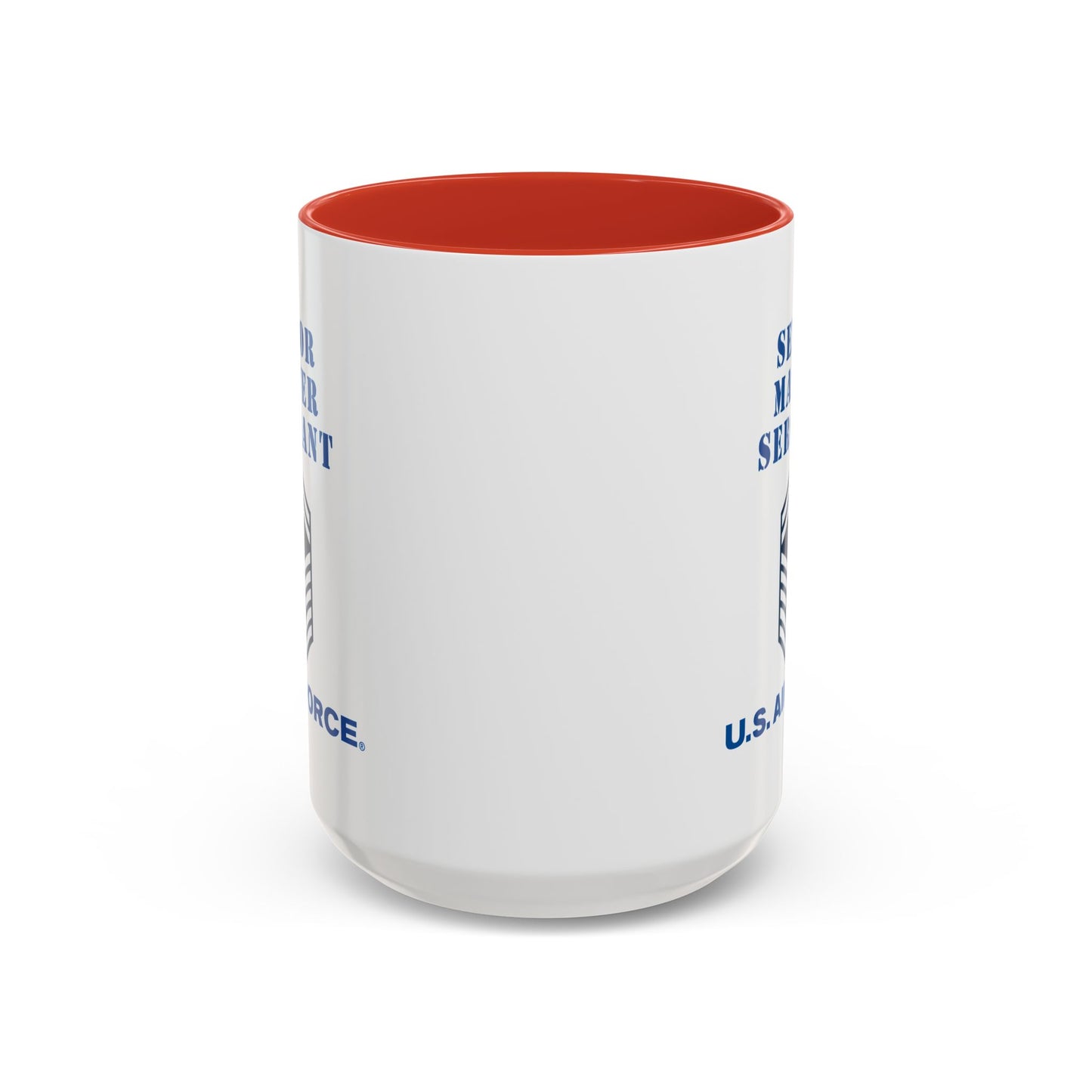 Accent Coffee Mug (11oz & 15oz) - USAF - Senior Master Sergeant (E8a) - 2020 - US Air Force w Text X 300