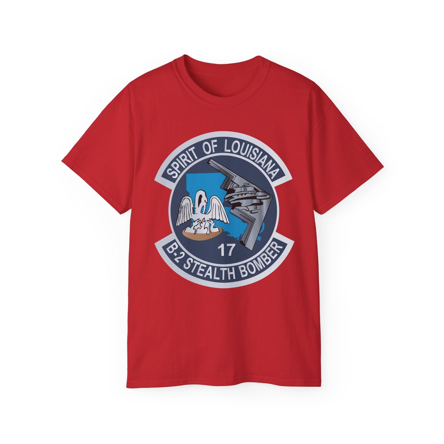 Unisex Ultra Cotton Tee - USAF - B2 - Spirit of Louisiana - Stealth Bomber wo txt X 300