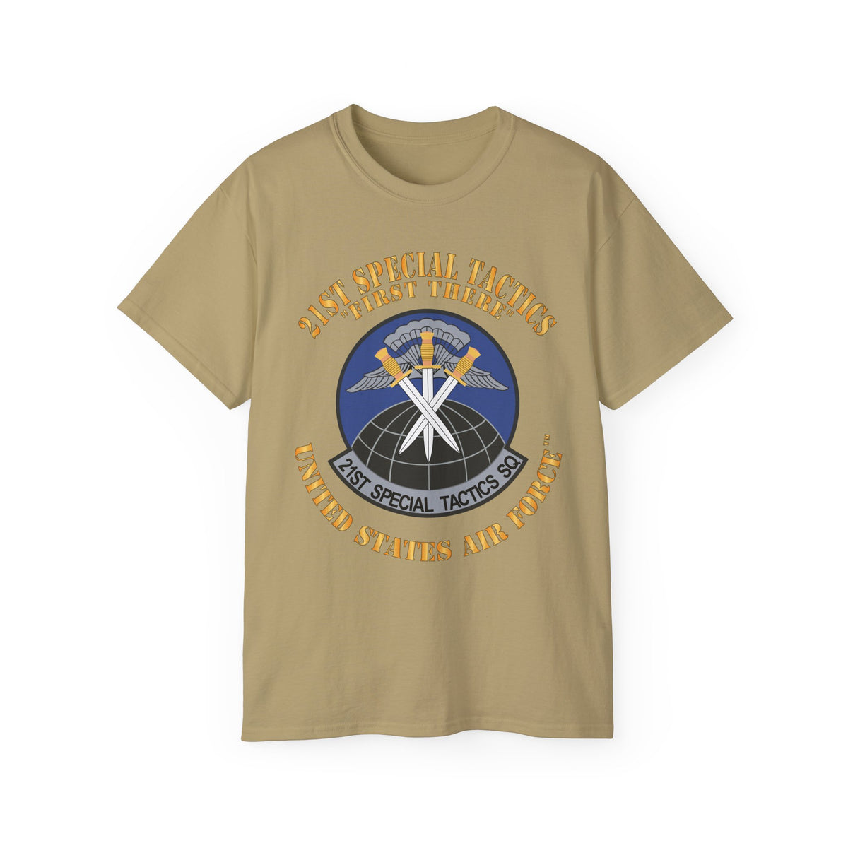 Unisex Ultra Cotton Tee - USAF - 21st Special Tactics Squadron - First There