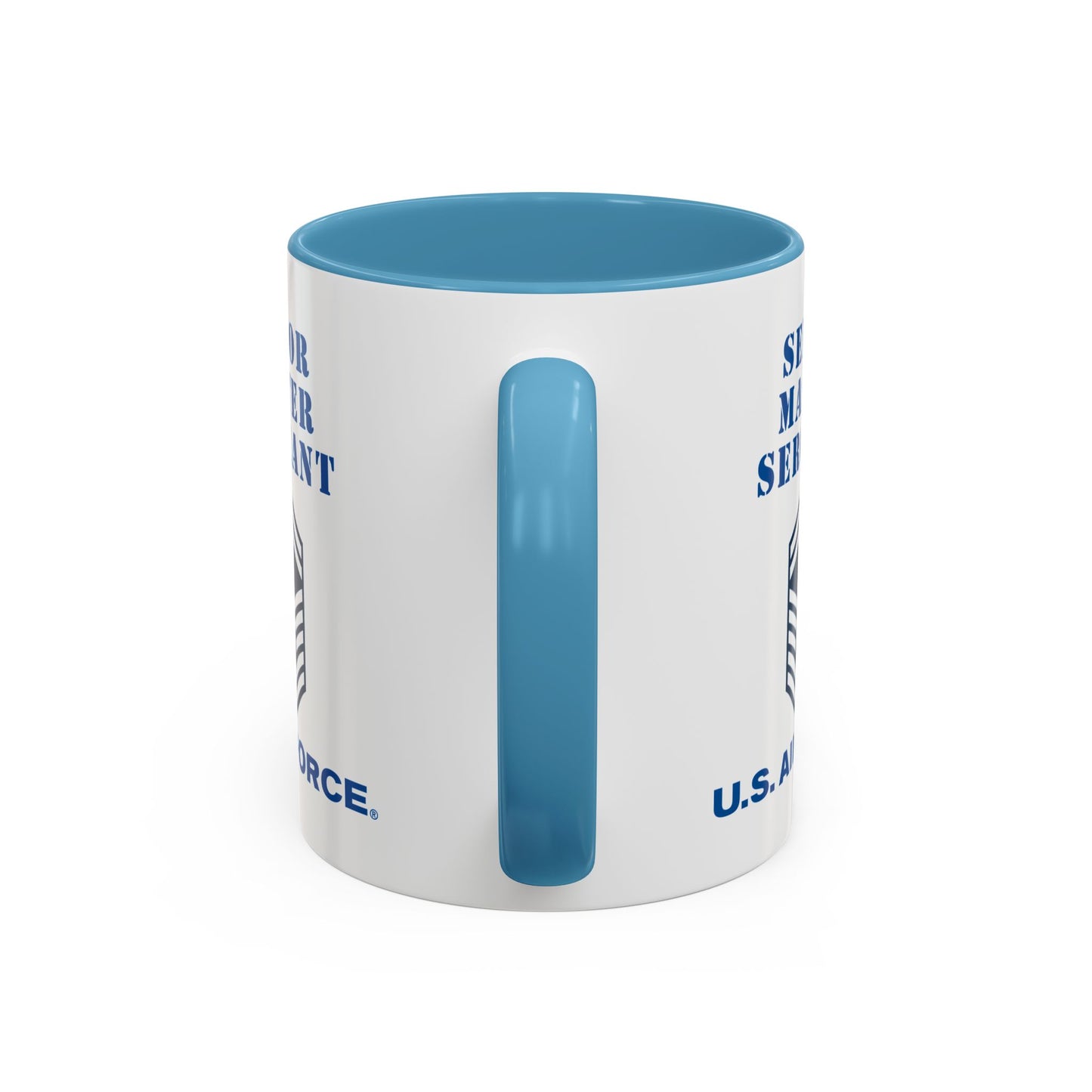Accent Coffee Mug (11oz & 15oz) - USAF - Senior Master Sergeant (E8a) - 2020 - US Air Force w Text X 300