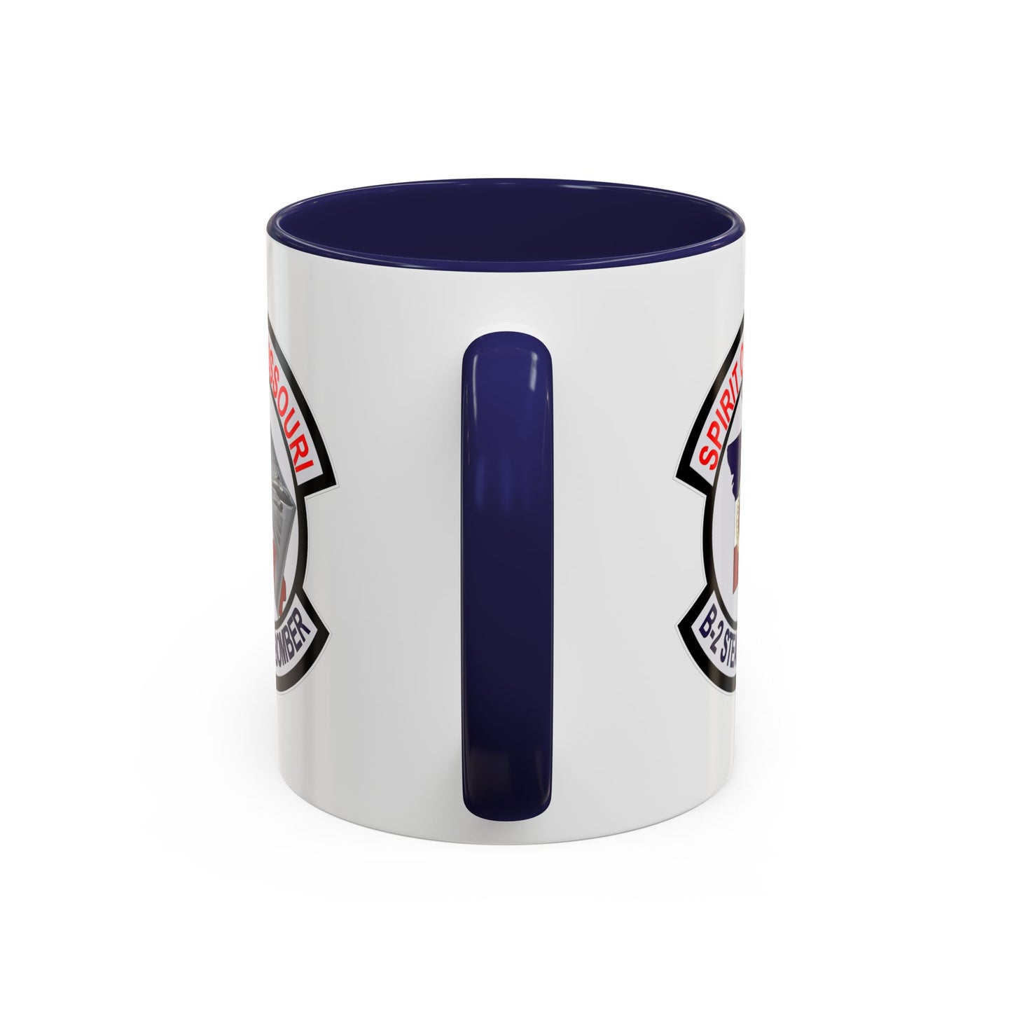 Accent Coffee Mug (11oz & 15oz) - USAF - B2 - Spirit of Missouri - Stealth Bomber wo Txt
