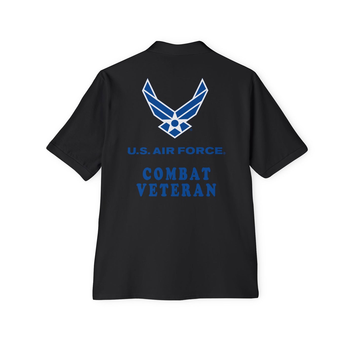 Men's Piqué Polo - USAF - Air Force - Combat Veteran X 300