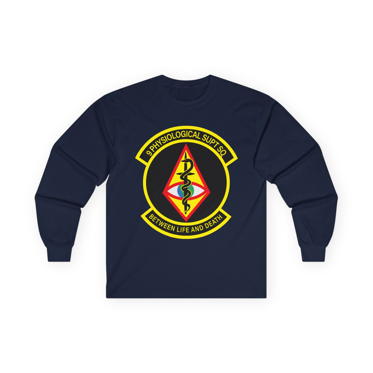 Unisex Ultra Cotton Long Sleeve Tee - USAF - 9th Physiological Support Squadron wo txt X 300