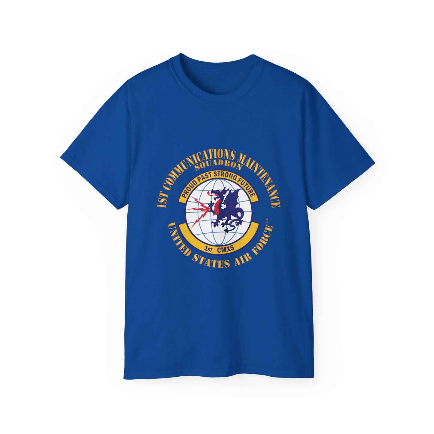 Unisex Ultra Cotton Tee - USAF - 1st Communications Maintenance Squadron(USAFE) X 300