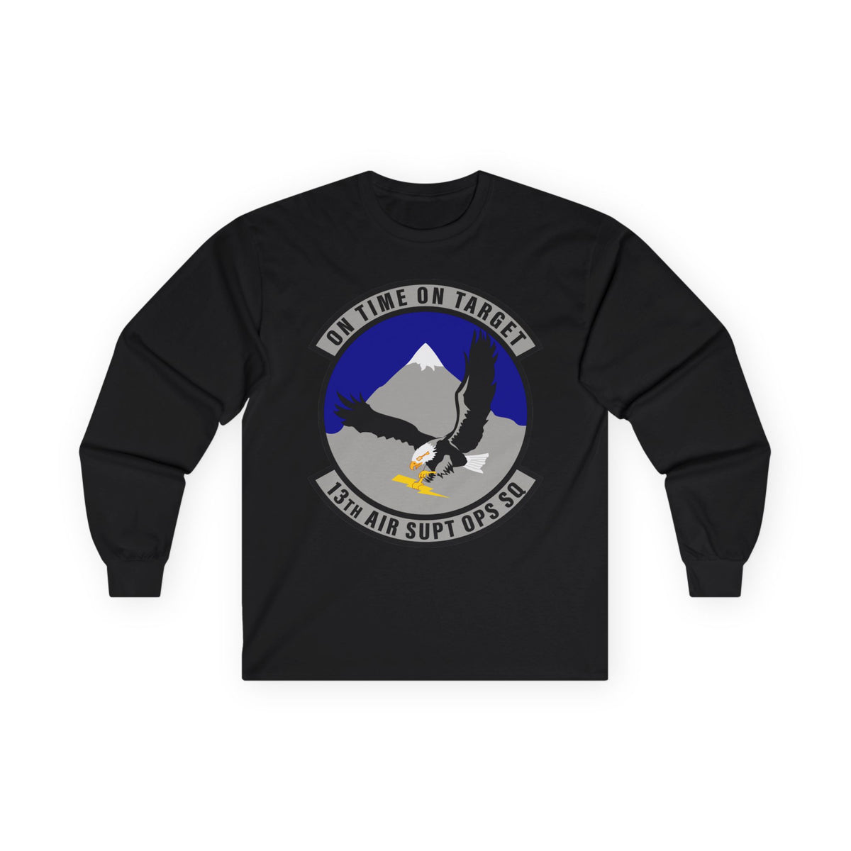 Unisex Ultra Cotton Long Sleeve Tee - USAF - 13th Air Support Operations Squadron wo txt