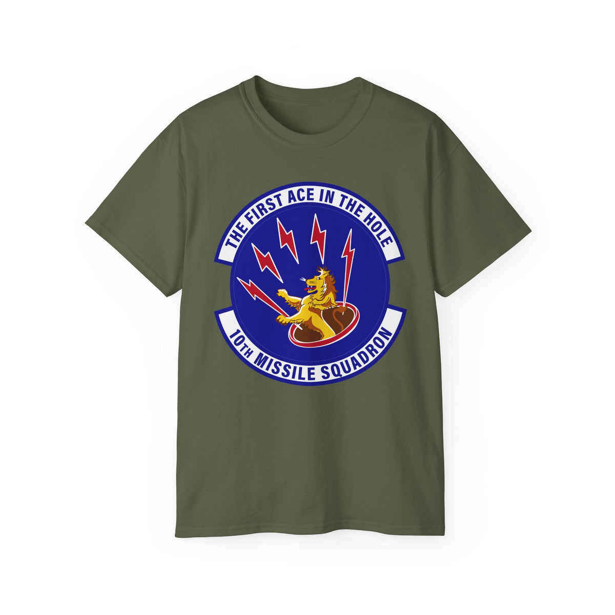 Unisex Ultra Cotton Tee - USAF - 10th Missile Squadron wo txt