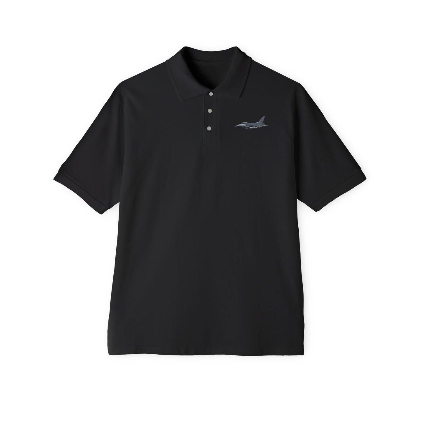 Men's Piqué Polo - USAF - F-16 Fighting Falcon wo txt X 300