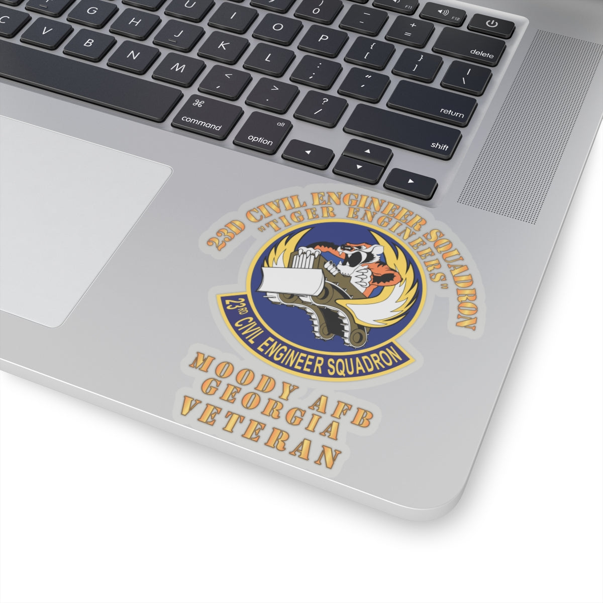 Kiss-Cut Stickers - USAF - 23d Civil Engineer Squadron - Tiger Engineers - Moody AFB, GA