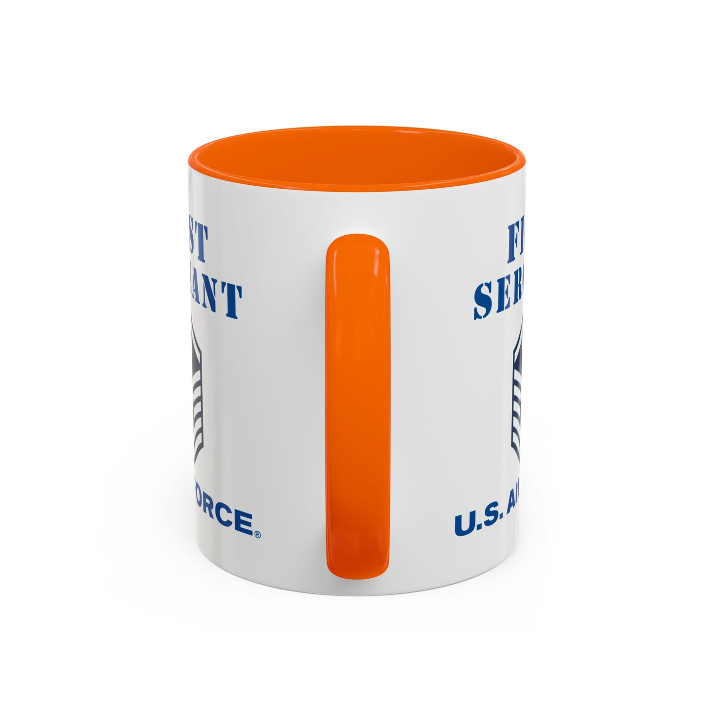 Accent Coffee Mug (11oz & 15oz) - USAF - First Sergeant (E7b) - 2020 - US Air Force w Text X 300