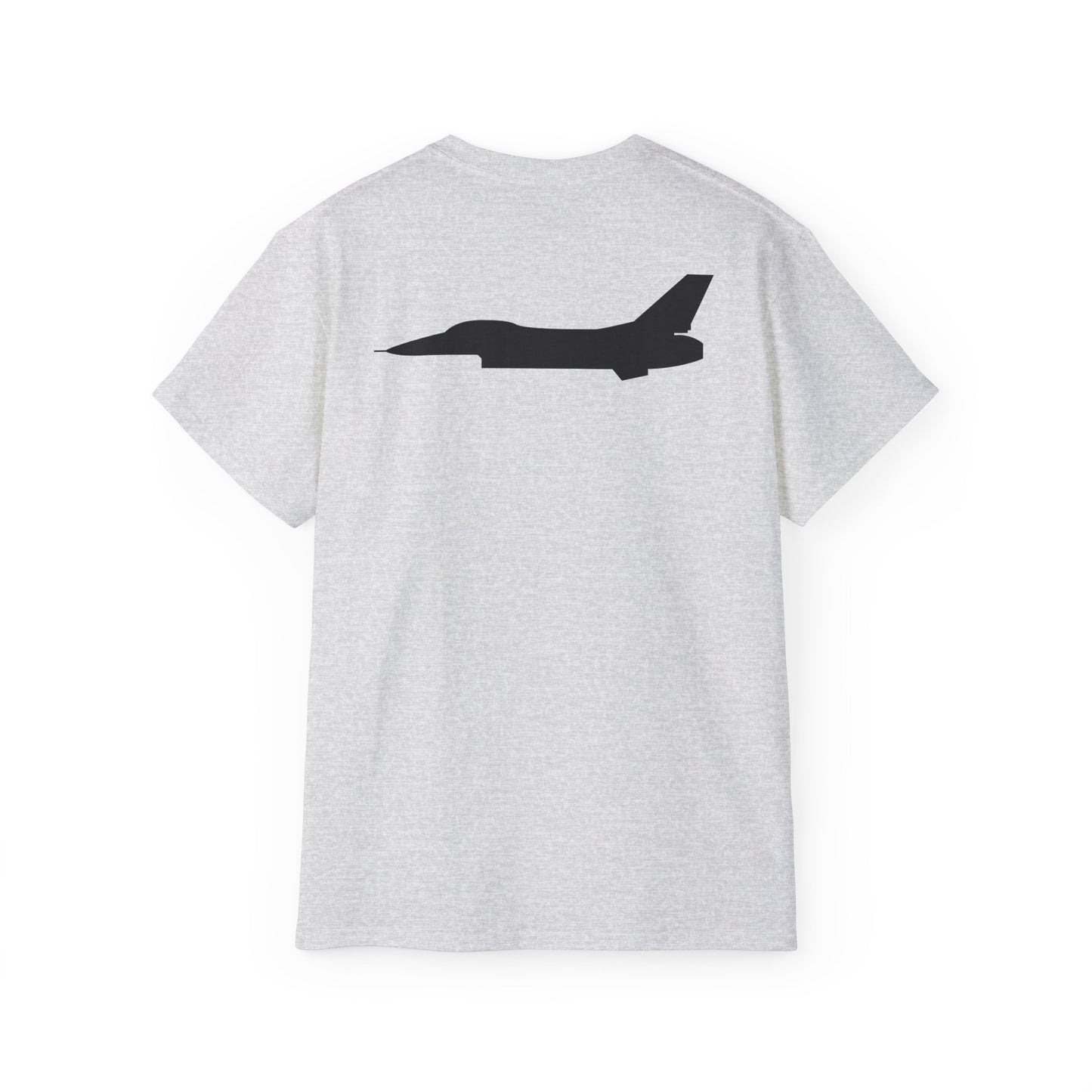 Unisex Ultra Cotton Tee - Aircraft - F-16 - Side - Black - wo Txt X 300