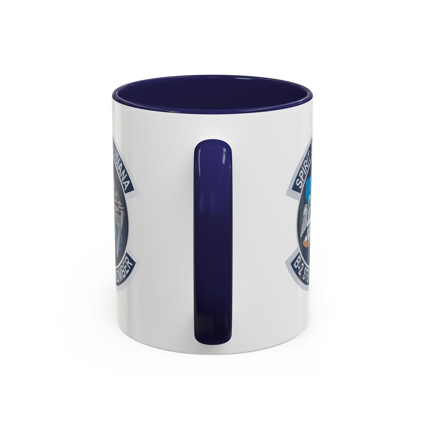 Accent Coffee Mug (11oz & 15oz) - USAF - B2 - Spirit of Louisiana - Stealth Bomber wo txt X 300