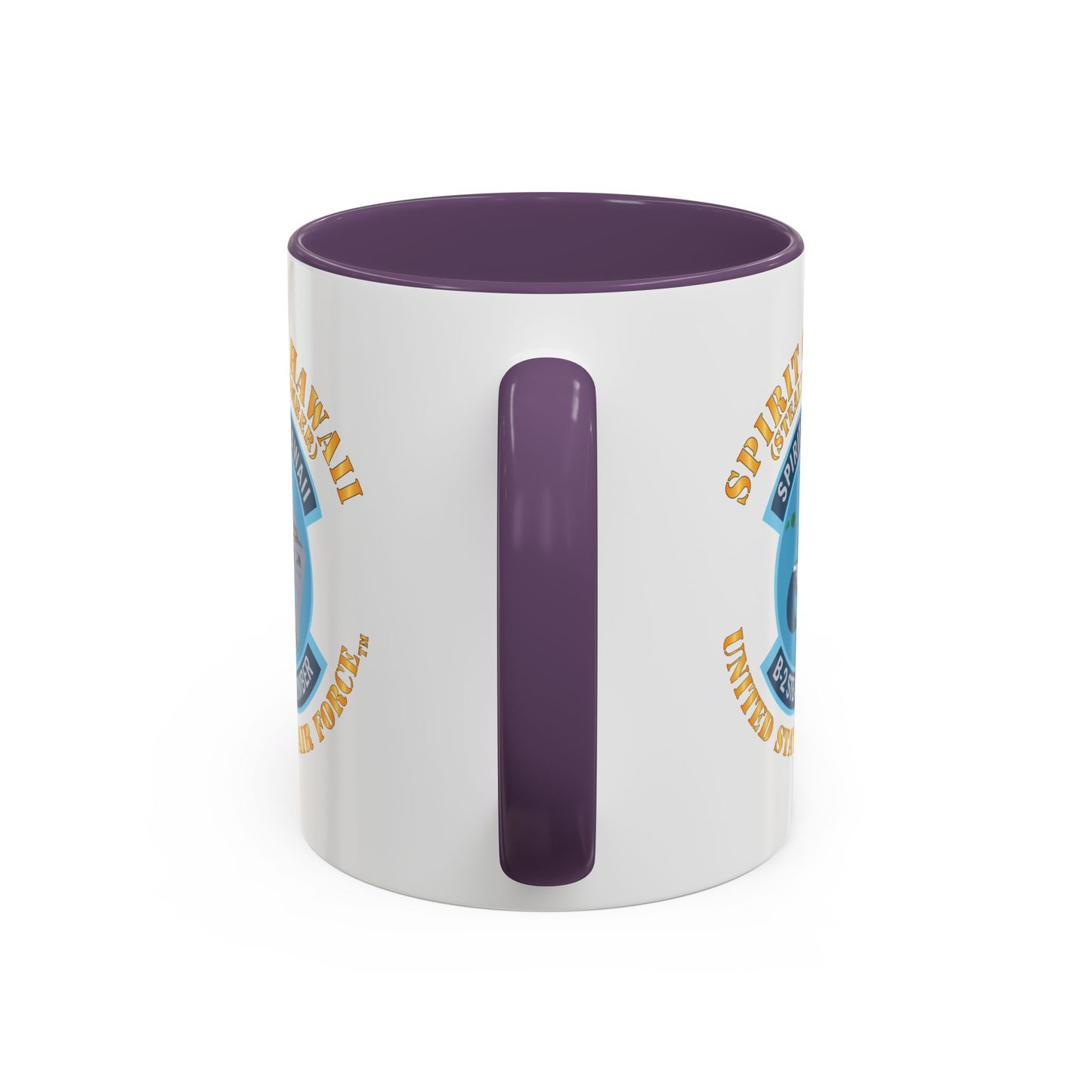 Accent Coffee Mug (11oz & 15oz) - USAF - B2 - Spirit of Hawaii - Stealth Bomber X 300