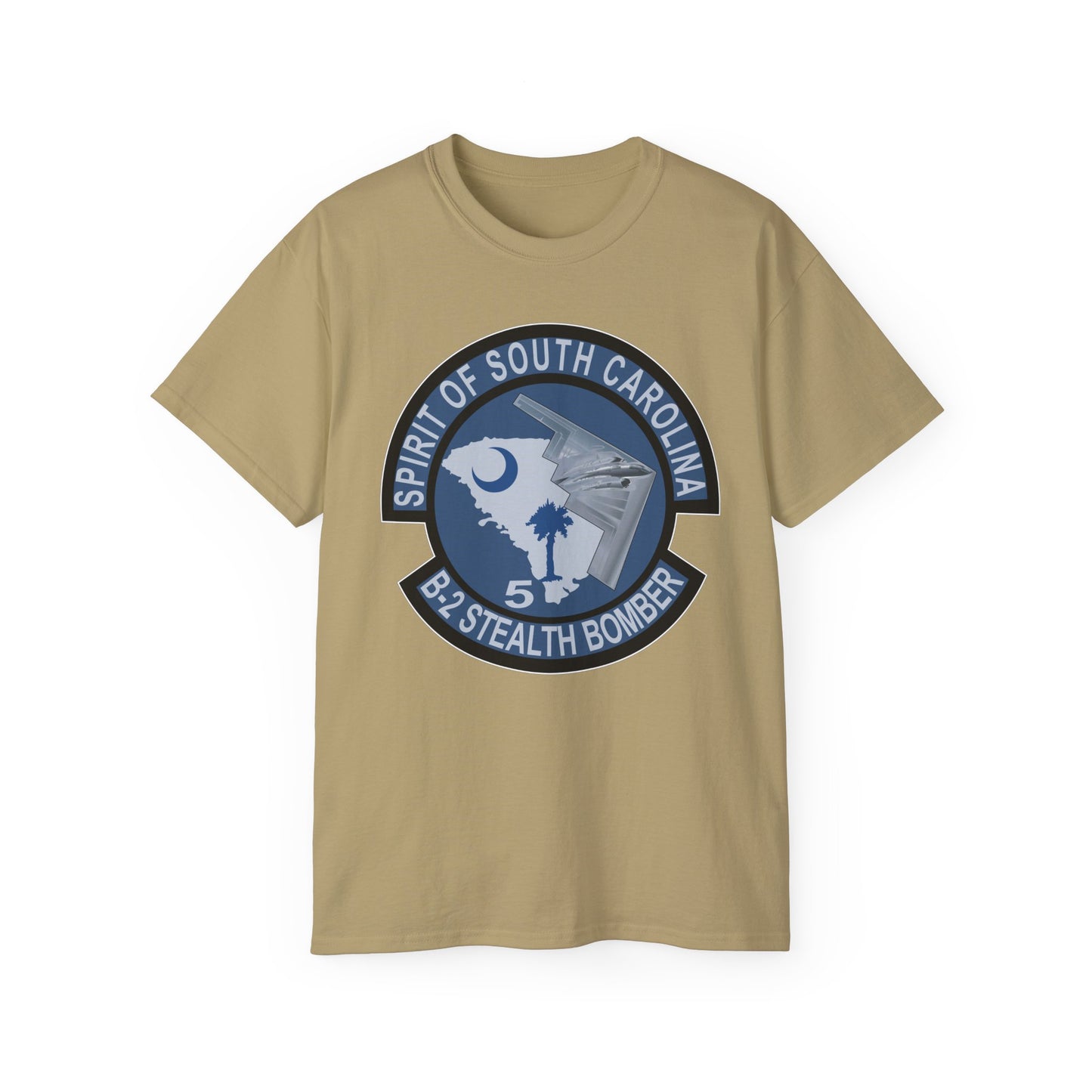 Unisex Ultra Cotton Tee - USAF - B2 - Spirit of South Carolina Stealth Bomber wo Txt X 300