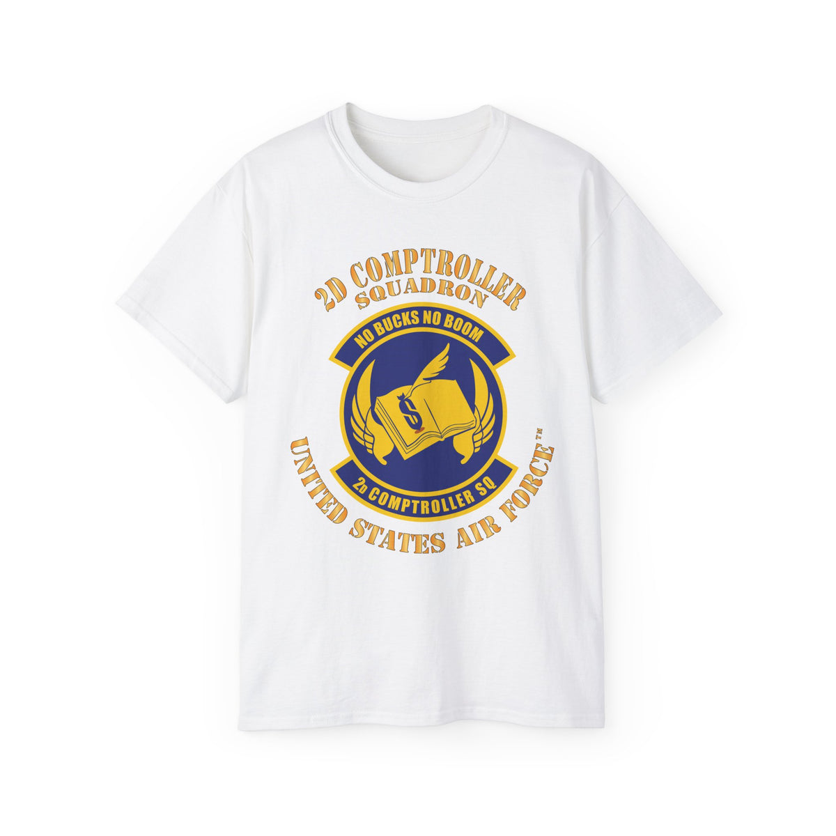 Unisex Ultra Cotton Tee - USAF - 2d Comptroller Squadron
