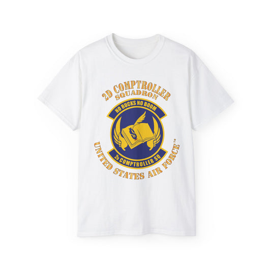 Unisex Ultra Cotton Tee - USAF - 2d Comptroller Squadron