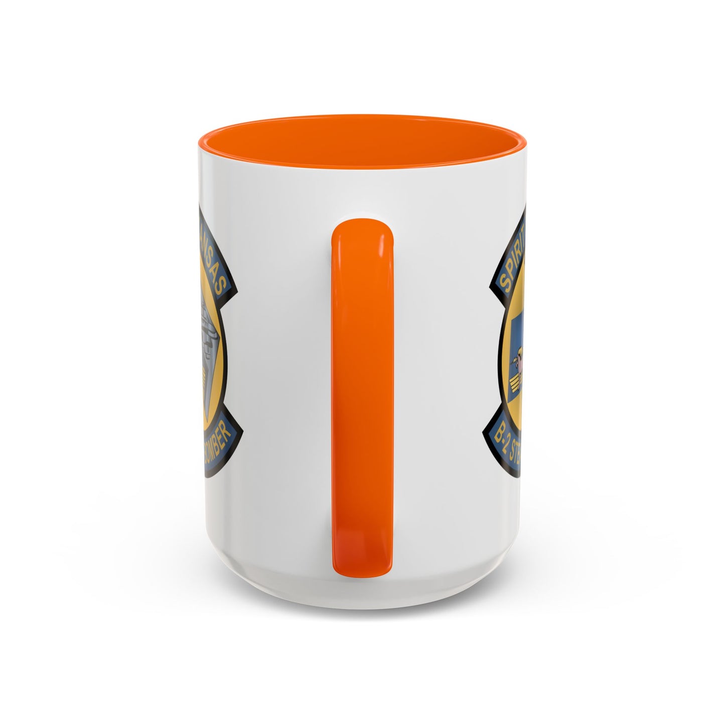 Accent Coffee Mug (11oz & 15oz) - USAF - B2 - Spirit of Kansas - Stealth Bomber wo txt X 300