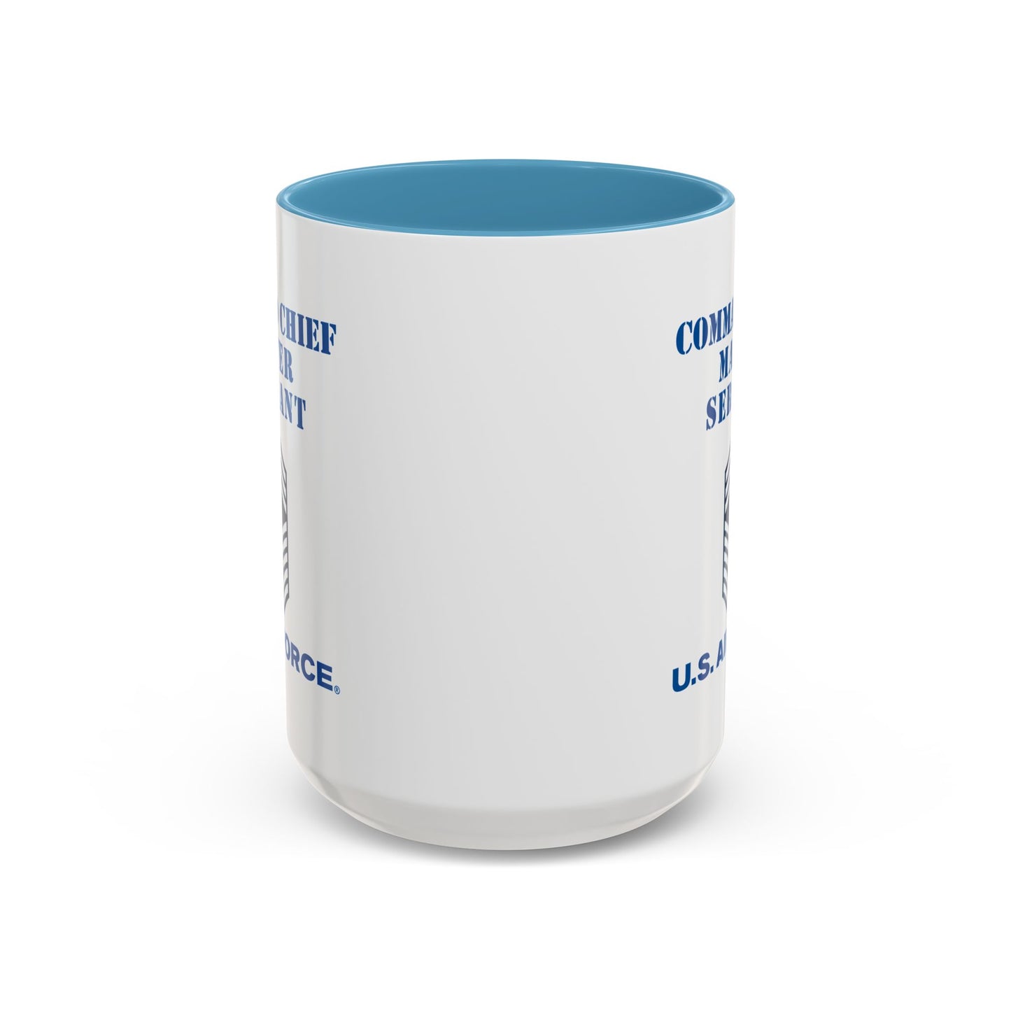 Accent Coffee Mug (11oz & 15oz) - USAF - Command Chief Master Sergeant (E9c) - 2020 - US Air Force w Text X 300