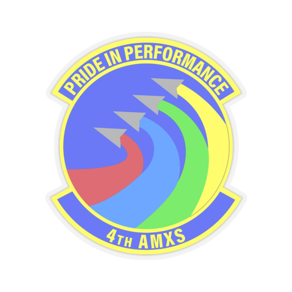 Kiss-Cut Stickers - USAF - 4th Aircraft Maintenance Sq wo txt