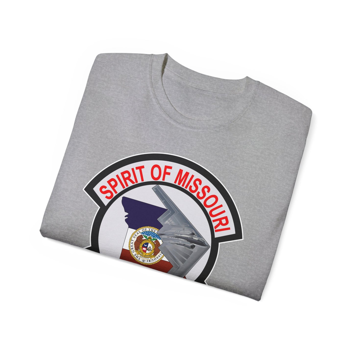 Unisex Ultra Cotton Tee - USAF - B2 - Spirit of Missouri - Stealth Bomber wo Txt