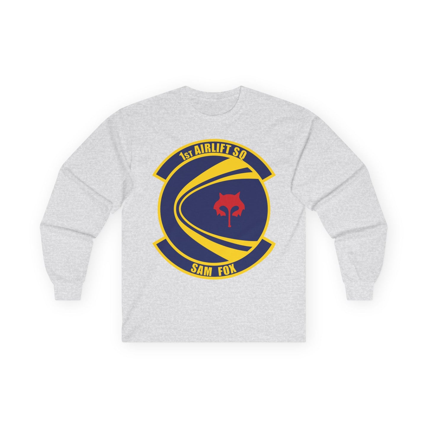 Unisex Ultra Cotton Long Sleeve Tee - USAF - 1st Airlift Squadron wo txt X 300