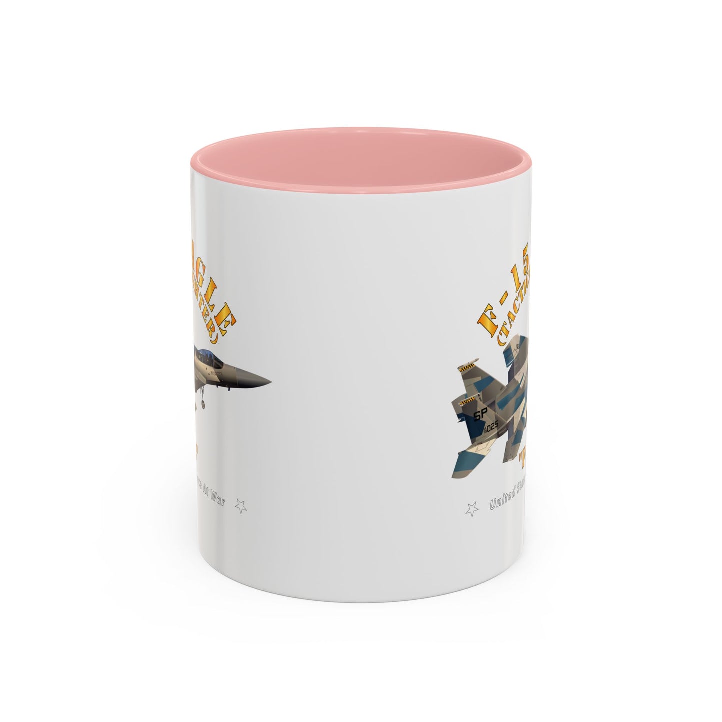 Accent Coffee Mug (11oz & 15oz) - USAF - F15 Eagle - F15
