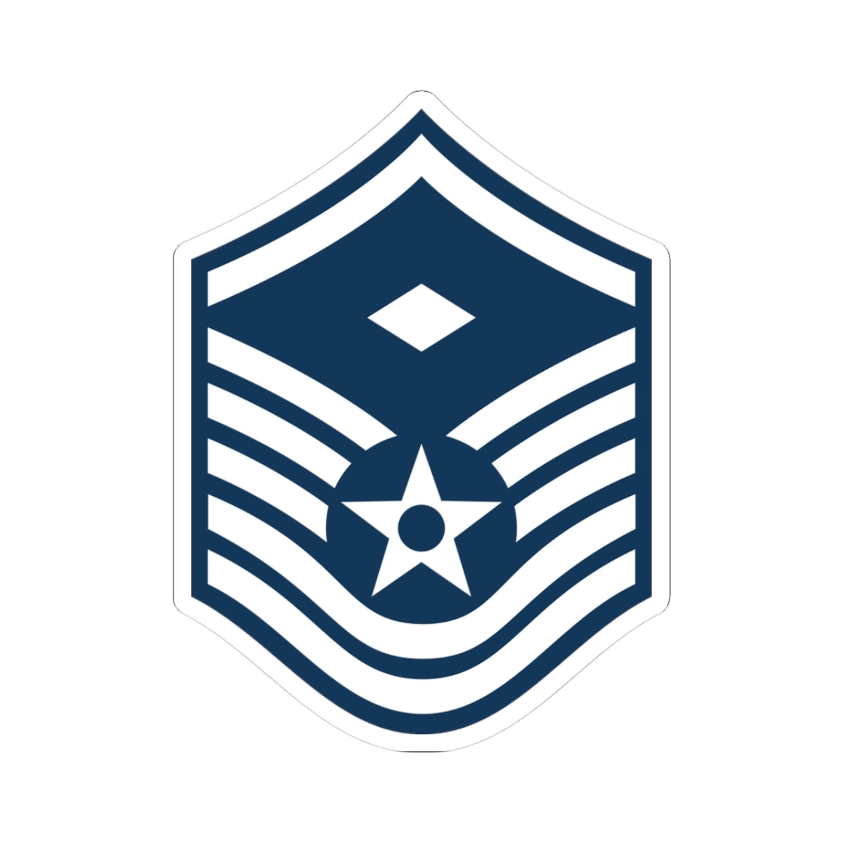 Kiss-Cut Stickers - USAF - First Sergeant (E7b) - 2020