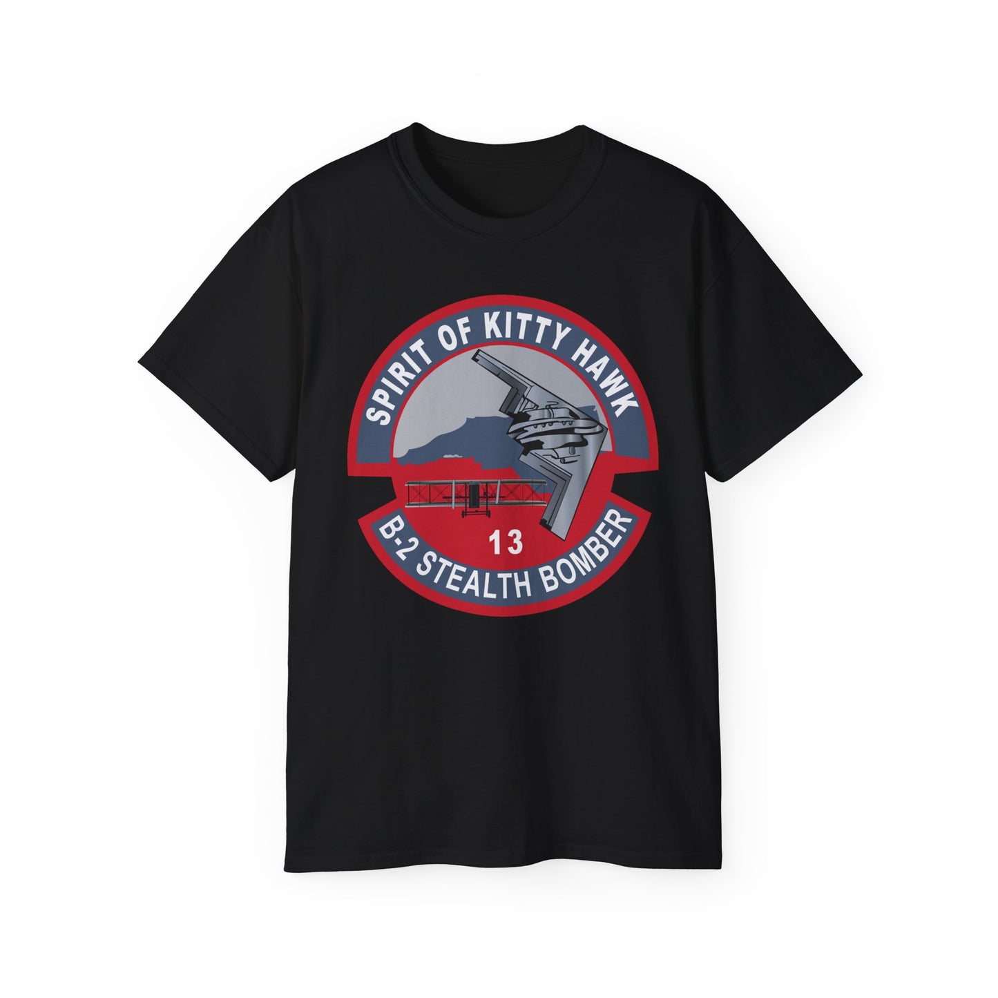 Unisex Ultra Cotton Tee -USAF - B2 - Spirit of Kitty Hawk - Stealth Bomber wo txt X 300