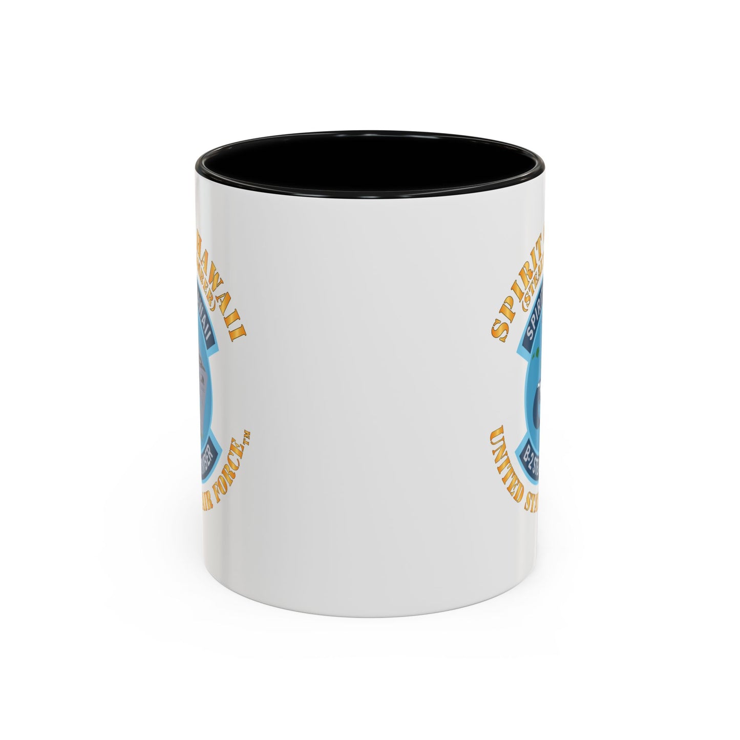 Accent Coffee Mug (11oz & 15oz) - USAF - B2 - Spirit of Hawaii - Stealth Bomber X 300