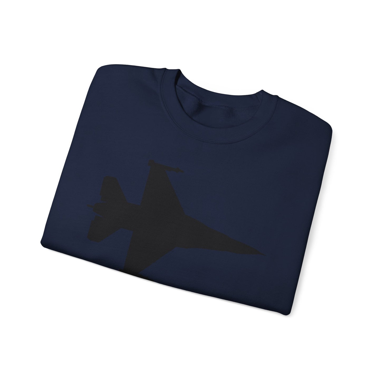 Crewneck Sweatshirt - Aircraft - F-16 -Top - Silhouette - wo Txt X 300