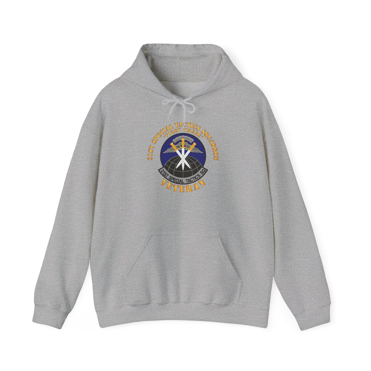 Unisex Heavy Blend Hooded Sweatshirt - USAF - 21st Special Tactics Squadron - First There -Veteran