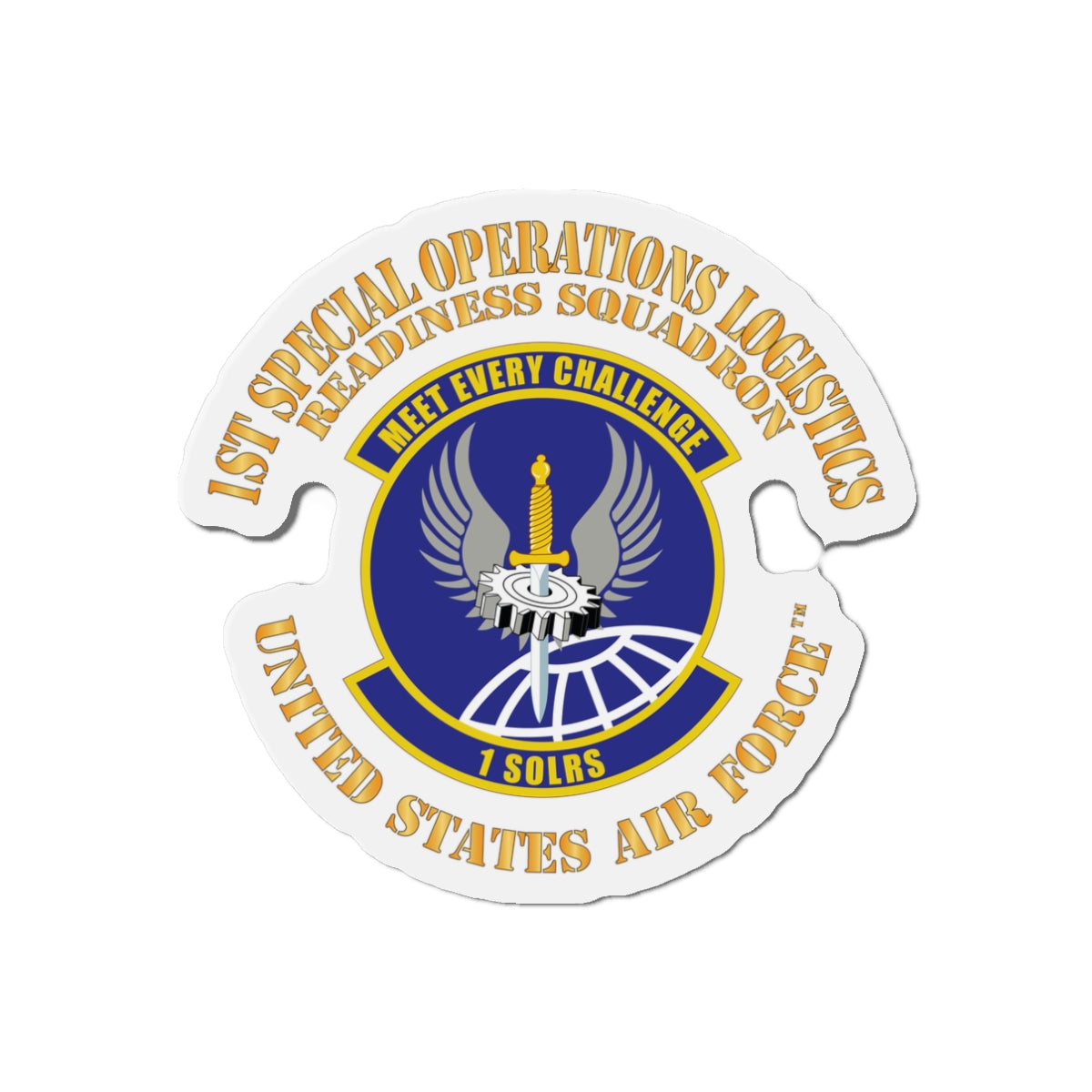 Die-Cut Magnet - USAF - 1st Special Operations Logistics Readiness Squadron X 300