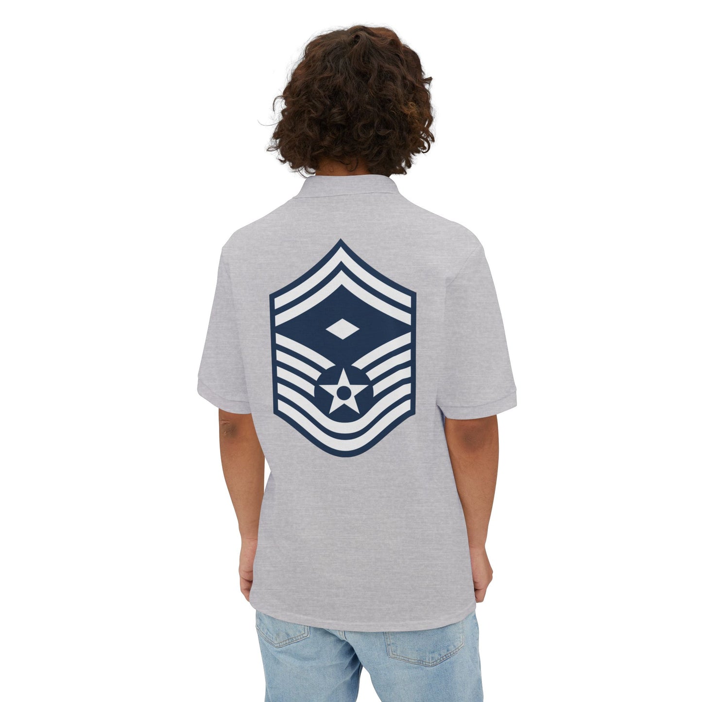 Men's Piqué Polo - USAF - First Sergeant (E8b) - 2020
