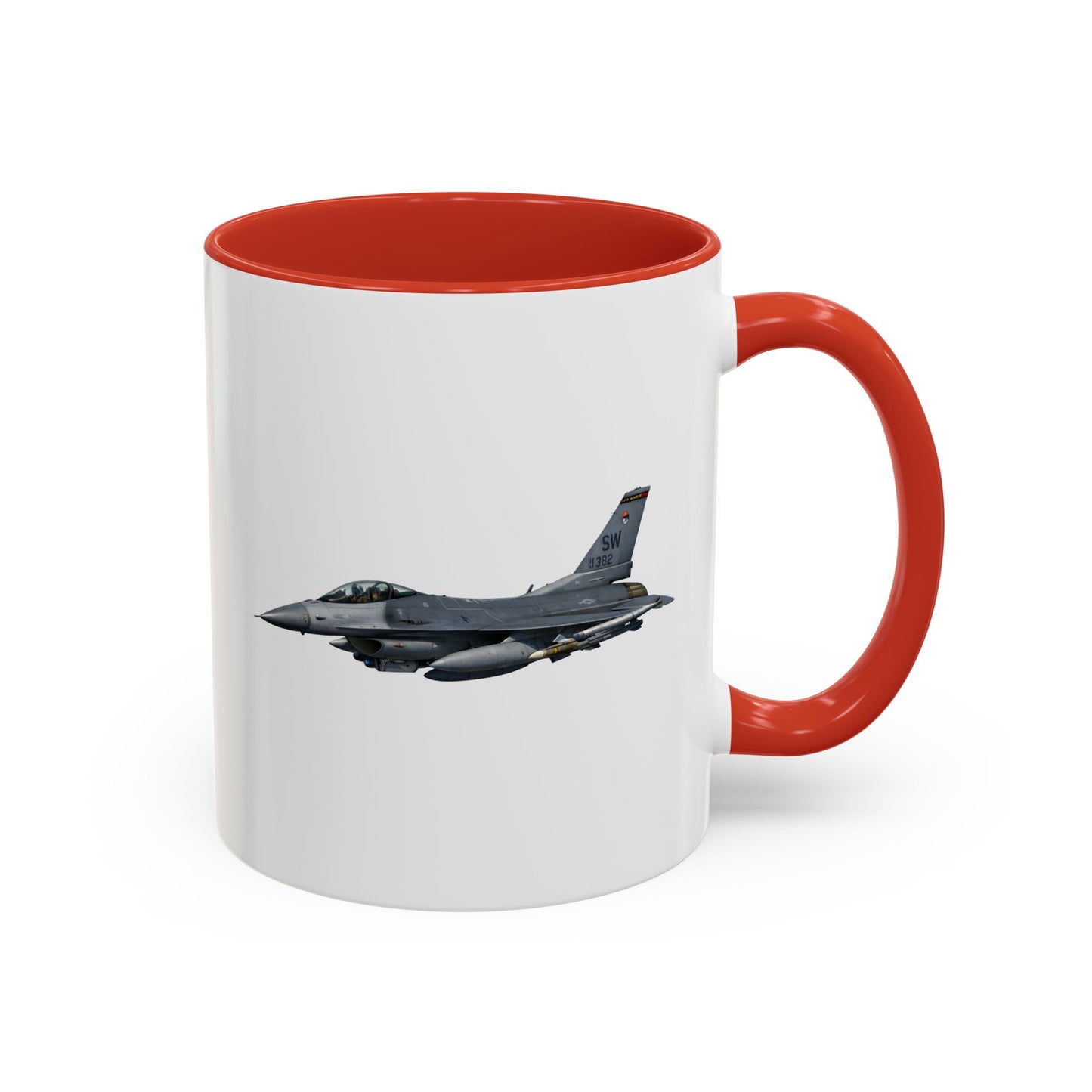Accent Coffee Mug (11oz & 15oz) - USAF - F-16 Fighting Falcon wo txt X 300