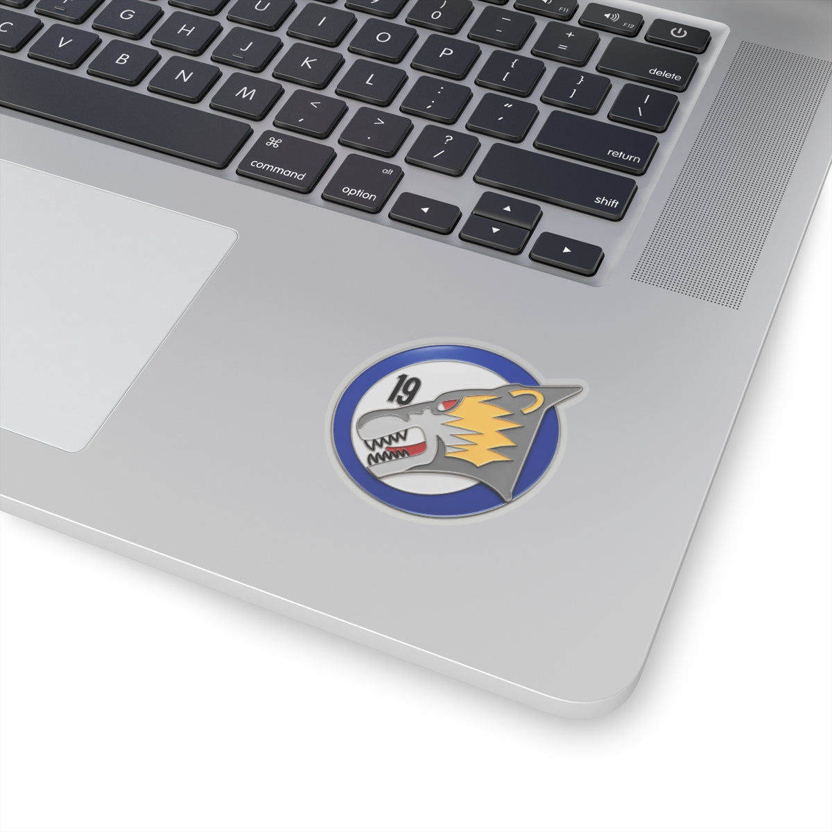 Kiss-Cut Stickers - USAF Academy 19th Cadet Squadron Patch - Wolverines - 3D - Enhanced